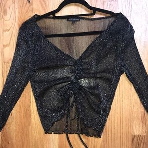 Sparkle Sheer Top